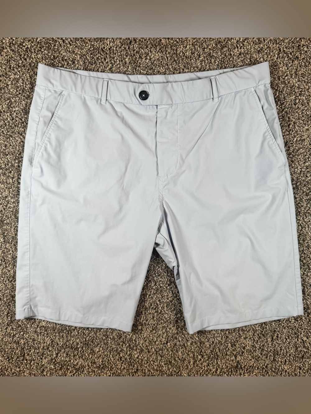Greyson Montauk Shorts Mens 38 Gray Performance Stretch Golf Activewear Chino
